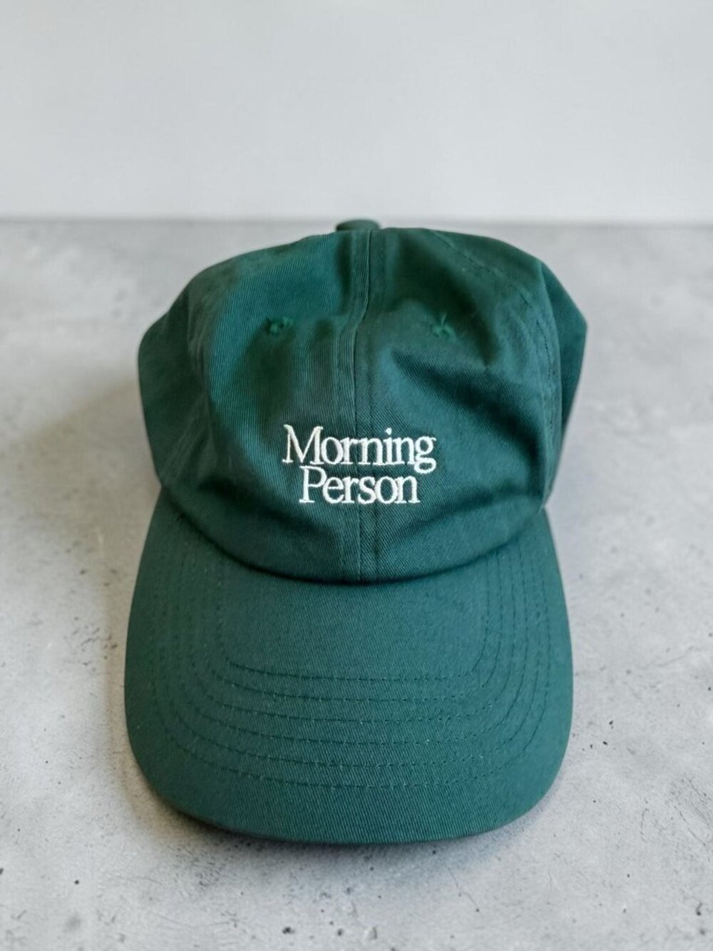 AG1 Unisex Green Morning Person Baseball Hat Cap